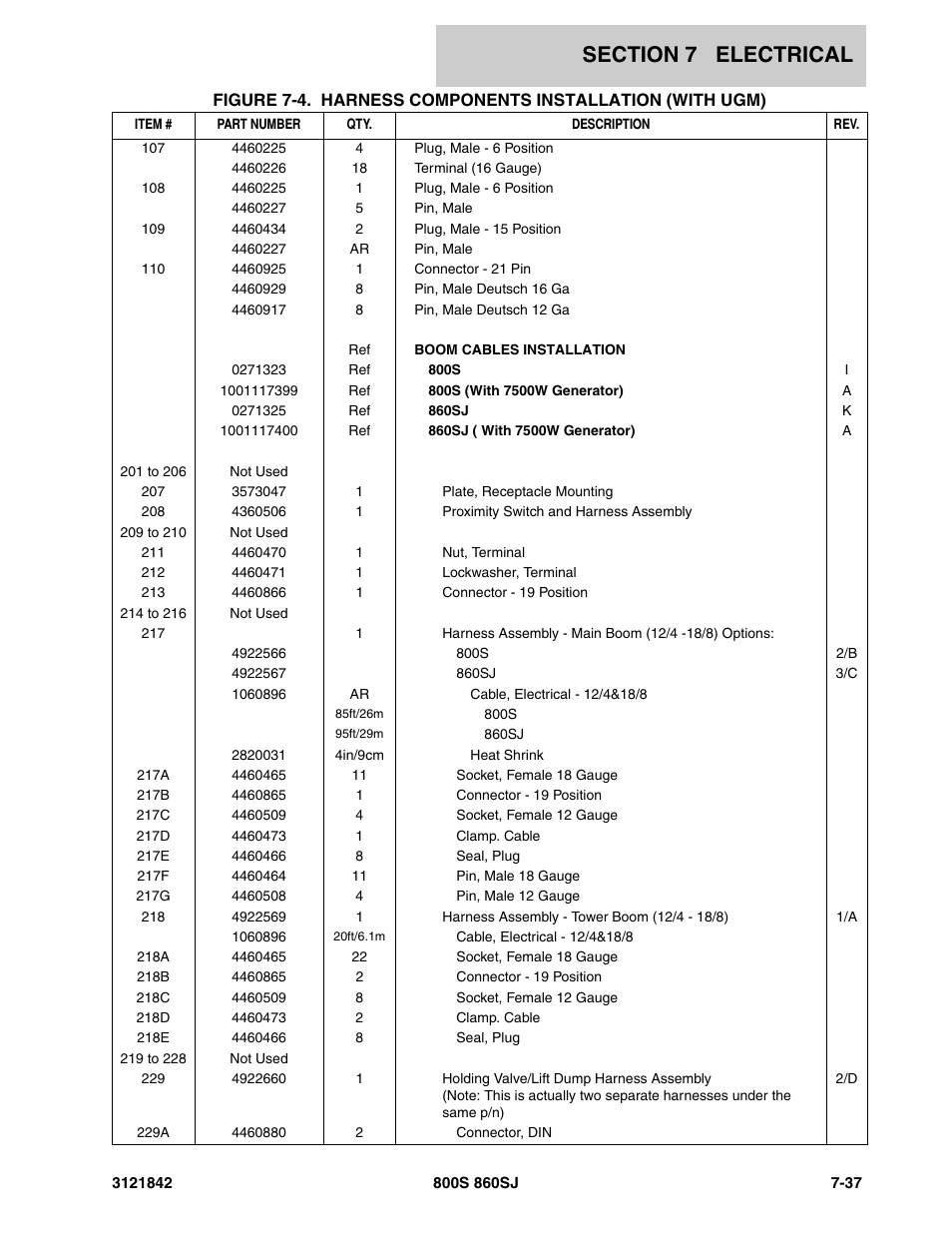 JLG 860SJ Parts Manual User Manual | Page 305 / 360