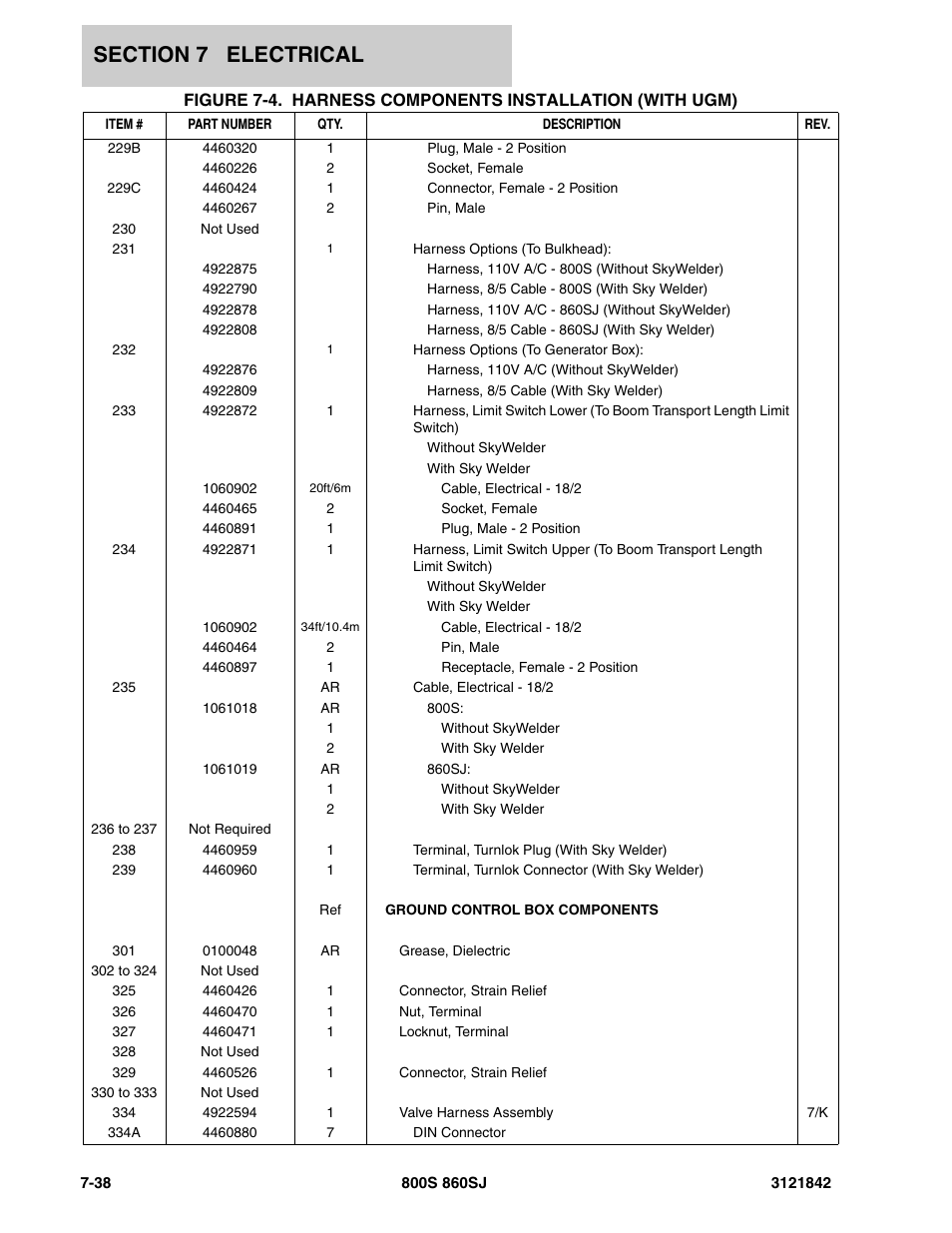 JLG 860SJ Parts Manual User Manual | Page 306 / 360