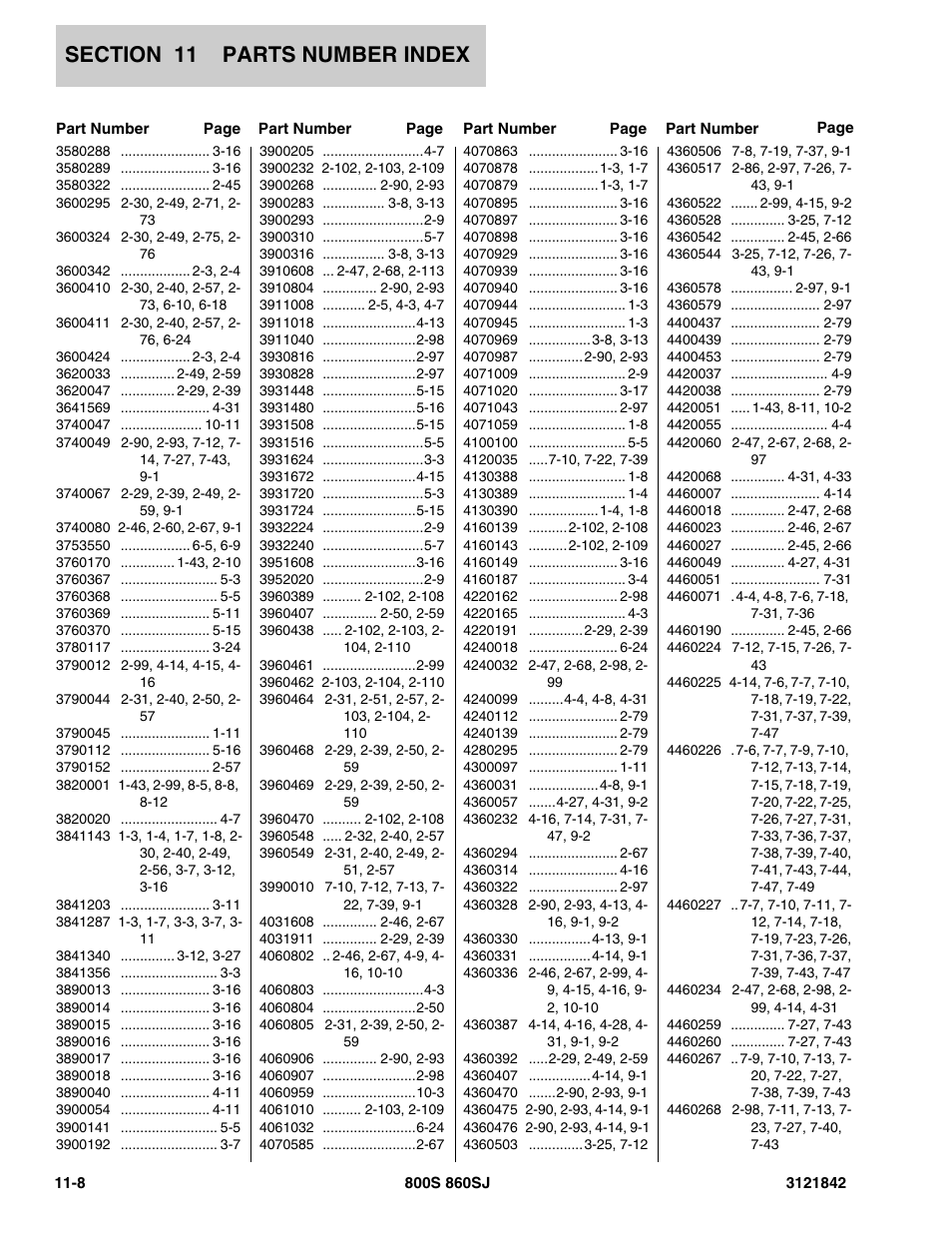 JLG 860SJ Parts Manual User Manual | Page 352 / 360
