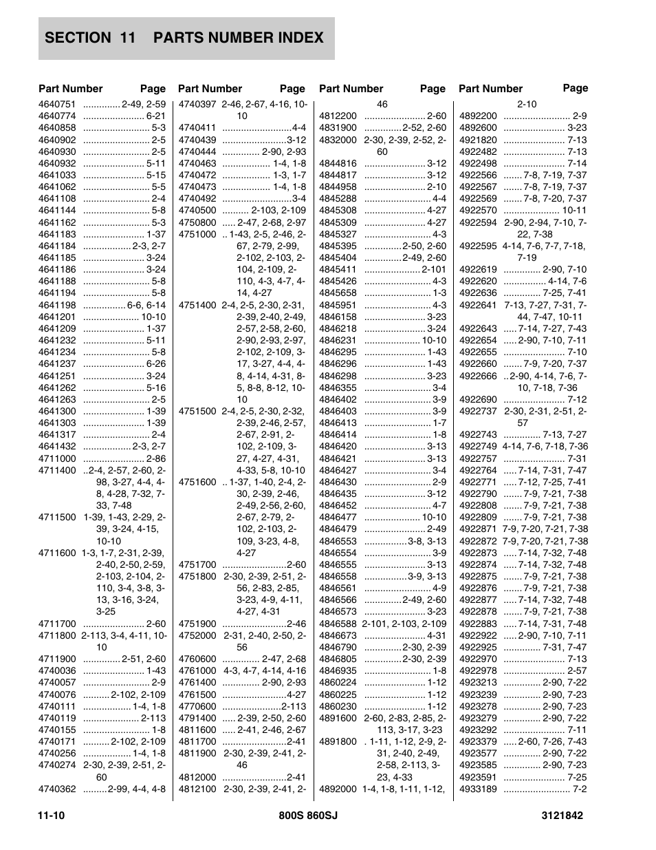 JLG 860SJ Parts Manual User Manual | Page 354 / 360