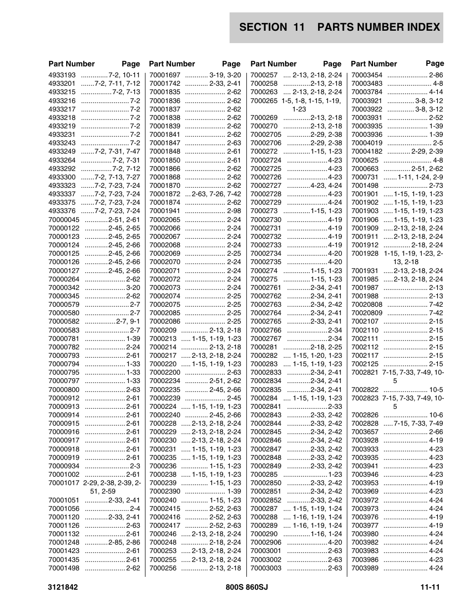 JLG 860SJ Parts Manual User Manual | Page 355 / 360