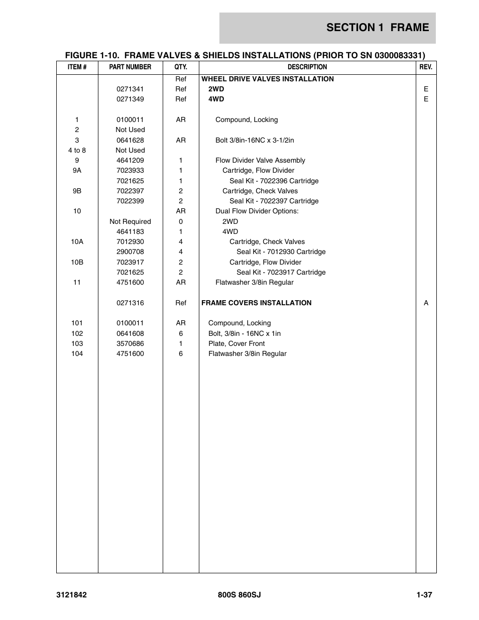 JLG 860SJ Parts Manual User Manual | Page 43 / 360
