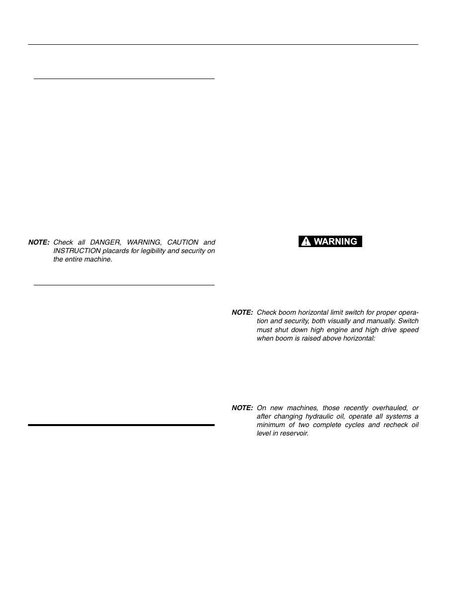 JLG 110HX ANSI Operator Manual User Manual | Page 20 / 74