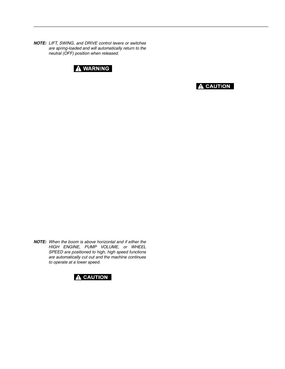 JLG 110HX ANSI Operator Manual User Manual | Page 43 / 74