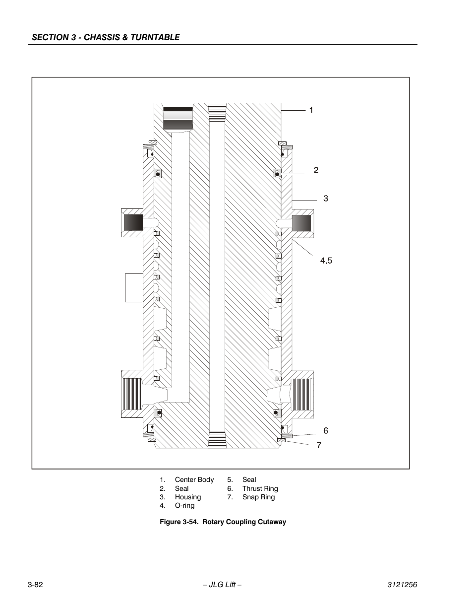 Rotary coupling cutaway -82 | JLG 1100S Service Manual User Manual | Page 124 / 442