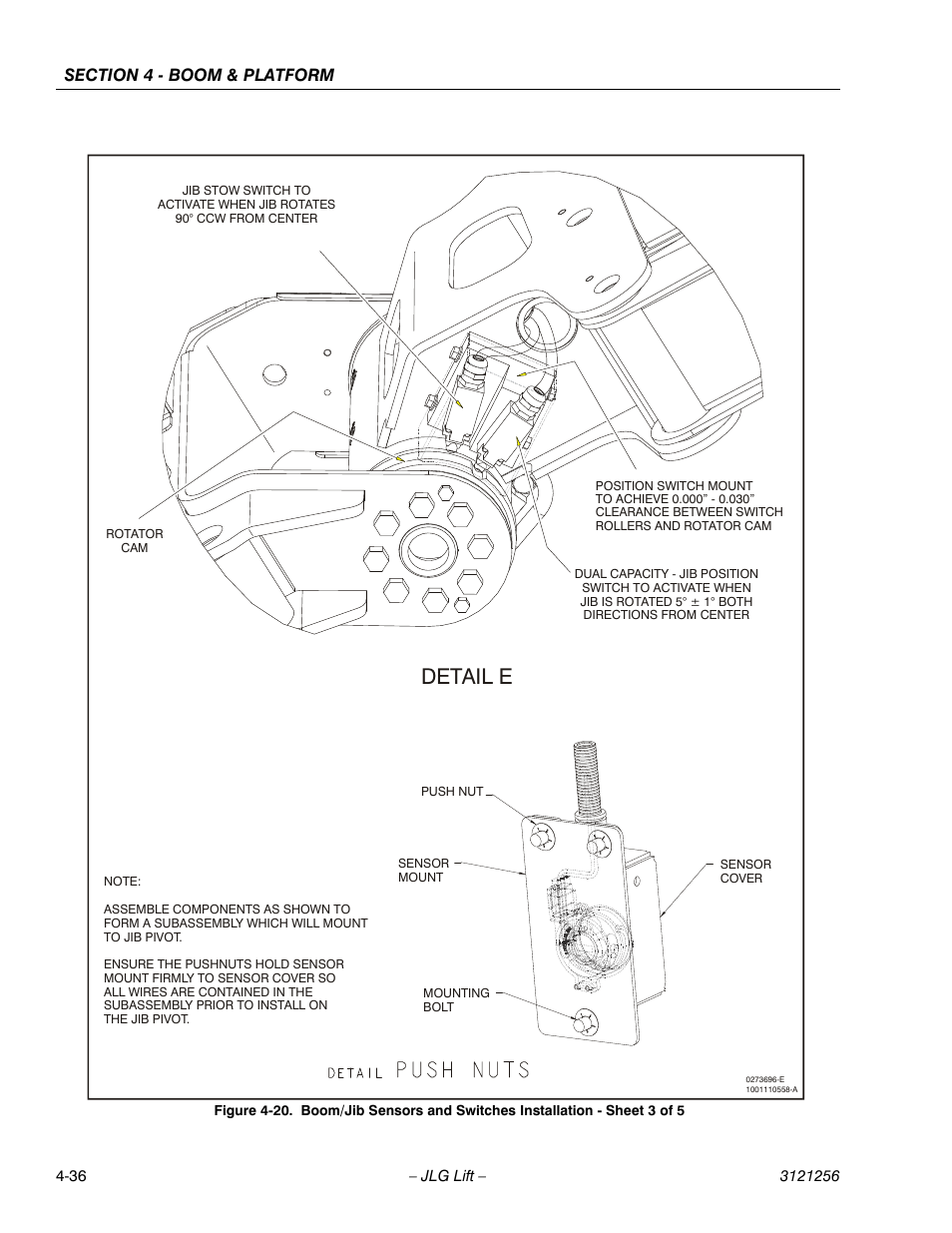 Detail e | JLG 1100S Service Manual User Manual | Page 184 / 442