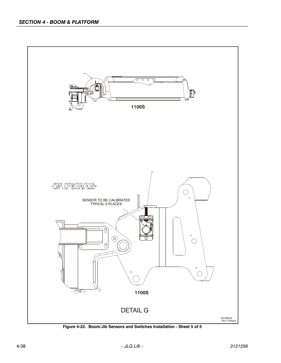 Detail g | JLG 1100S Service Manual User Manual | Page 186 / 442