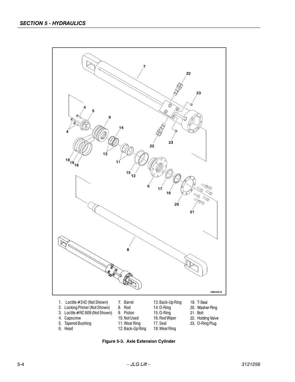 Axle extension cylinder -4 | JLG 1100S Service Manual User Manual | Page 226 / 442