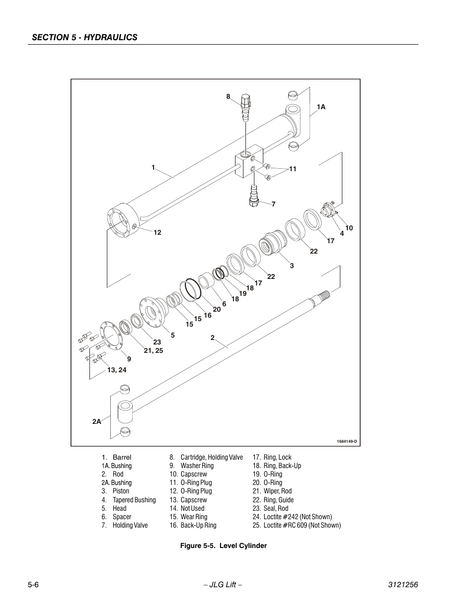 Level cylinder -6 | JLG 1100S Service Manual User Manual | Page 228 / 442