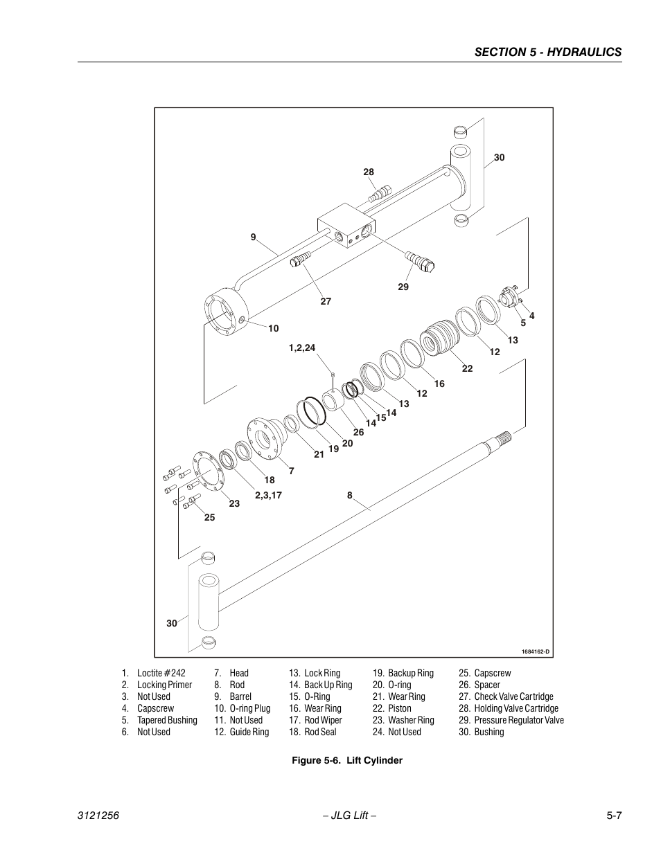 Lift cylinder -7 | JLG 1100S Service Manual User Manual | Page 229 / 442
