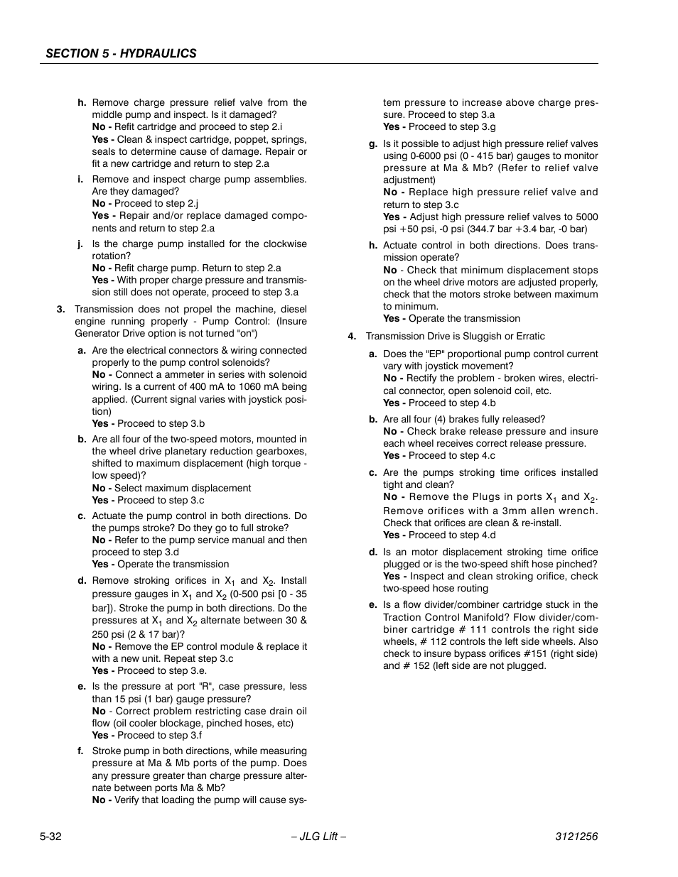 JLG 1100S Service Manual User Manual | Page 254 / 442