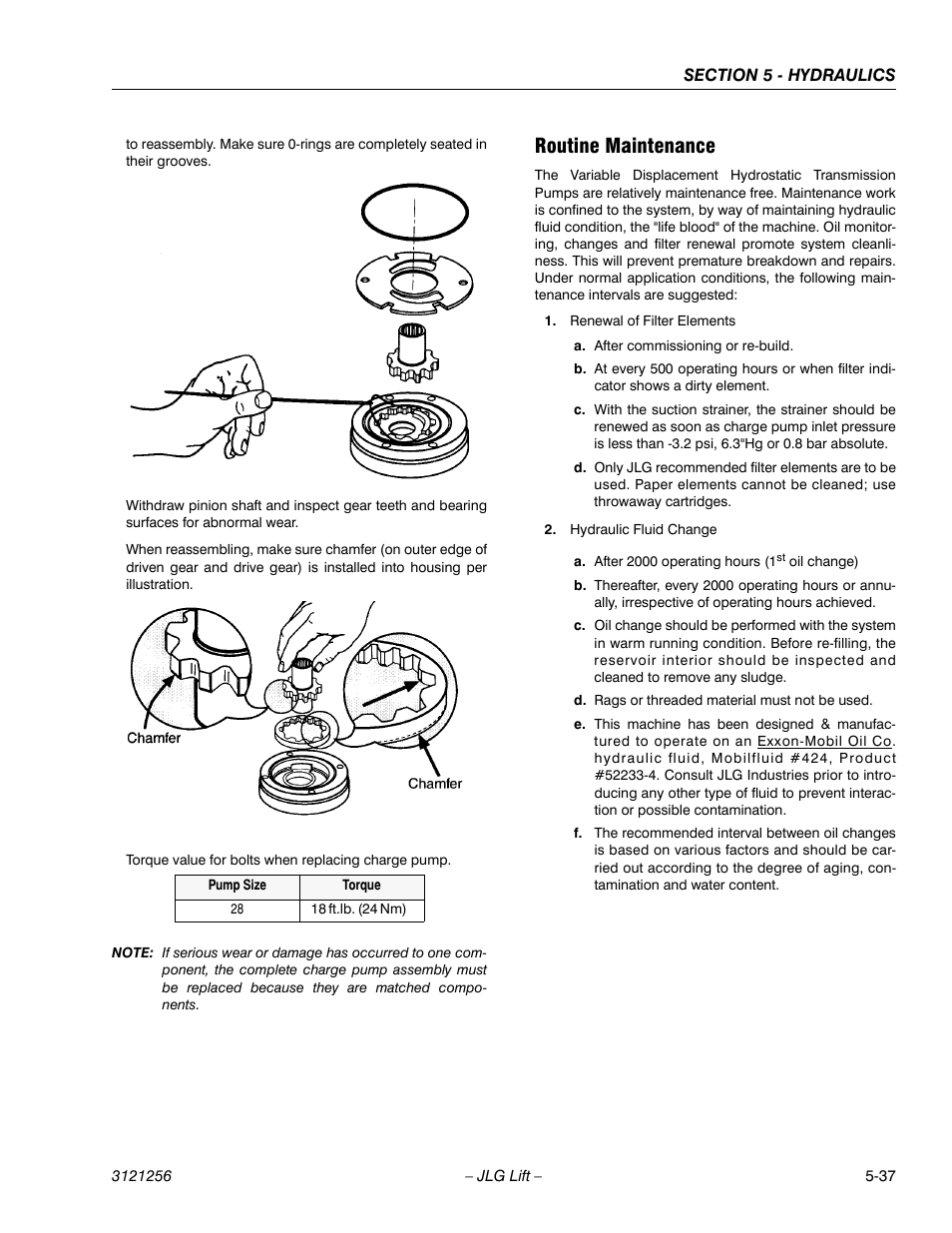 Routine maintenance, Routine maintenance -37 | JLG 1100S Service Manual User Manual | Page 259 / 442