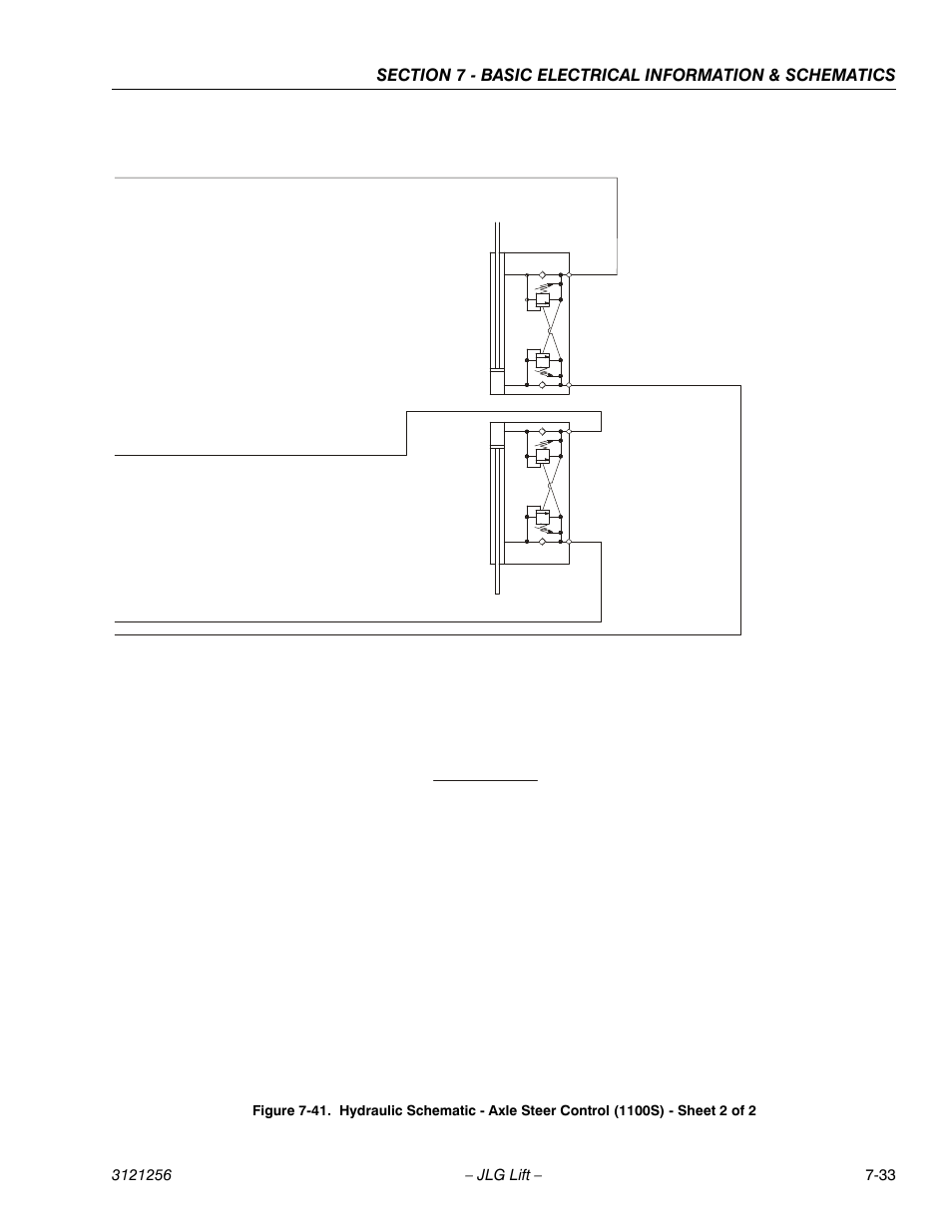 Axle steer control, 1100s | JLG 1100S Service Manual User Manual | Page 435 / 442