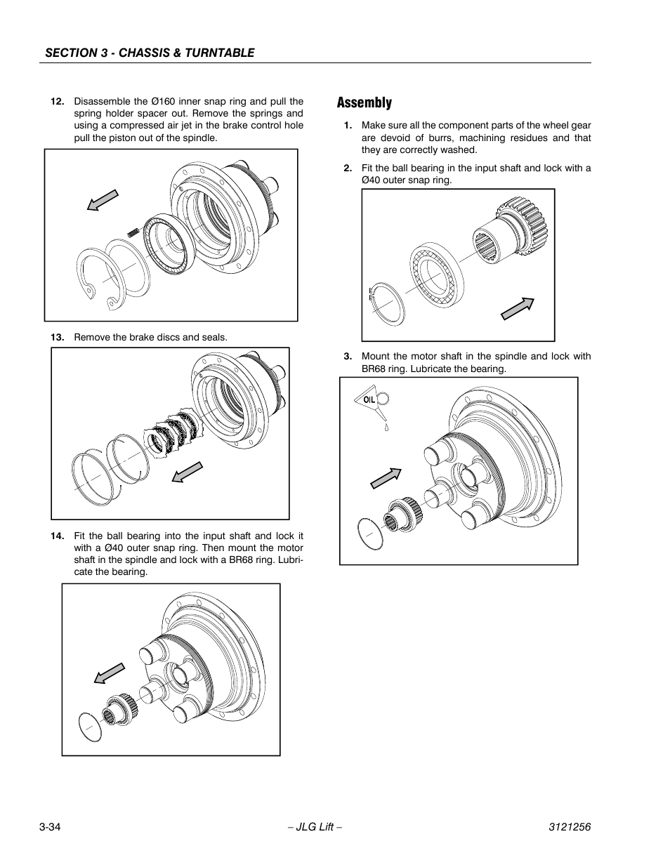 Assembly, Assembly -34 | JLG 1100S Service Manual User Manual | Page 76 / 442