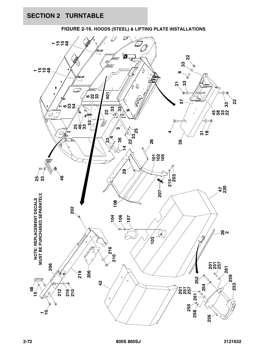 JLG 860SJ Parts Manual User Manual | Page 104 / 268