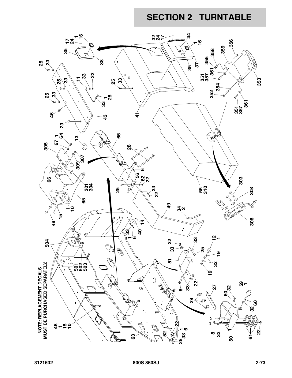 JLG 860SJ Parts Manual User Manual | Page 105 / 268