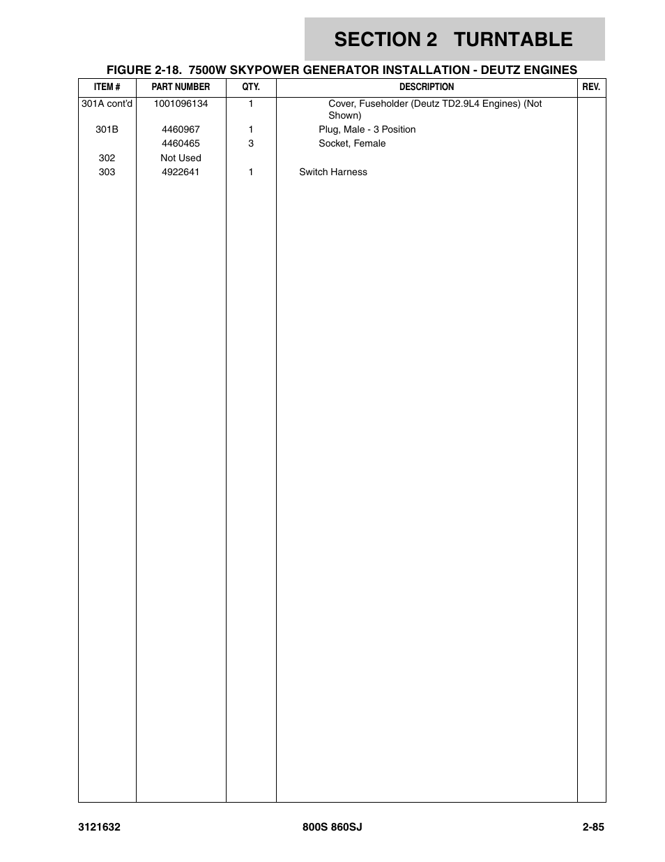 JLG 860SJ Parts Manual User Manual | Page 117 / 268