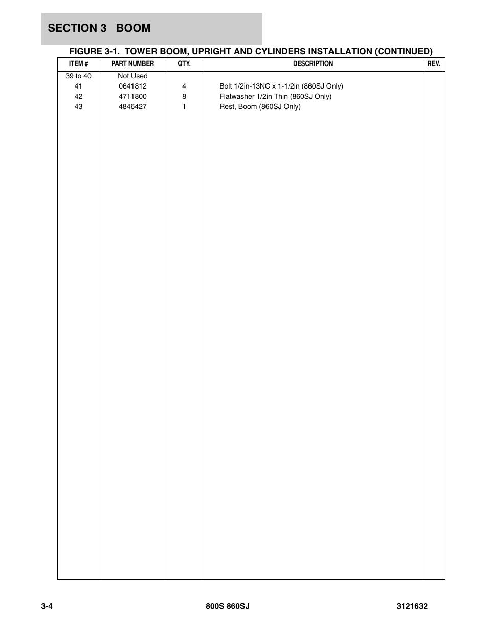 JLG 860SJ Parts Manual User Manual | Page 126 / 268
