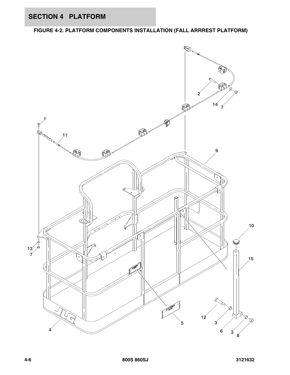 Platform c | JLG 860SJ Parts Manual User Manual | Page 158 / 268