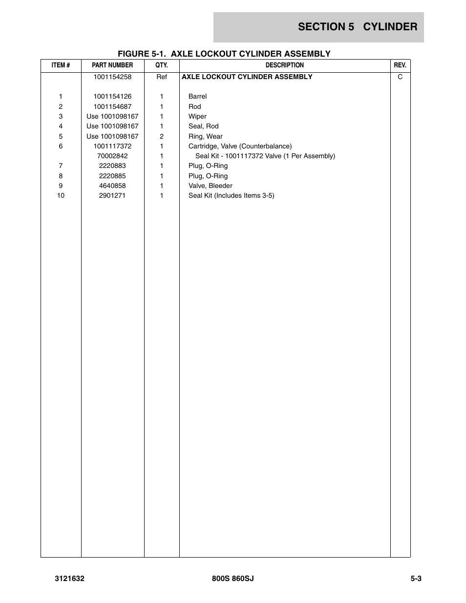 JLG 860SJ Parts Manual User Manual | Page 175 / 268