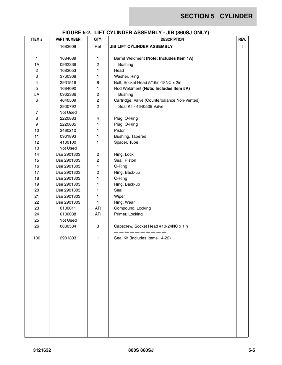 JLG 860SJ Parts Manual User Manual | Page 177 / 268