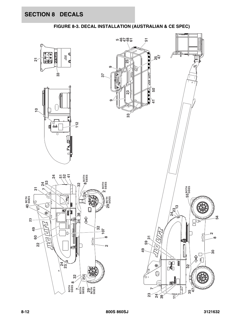 JLG 860SJ Parts Manual User Manual | Page 242 / 268
