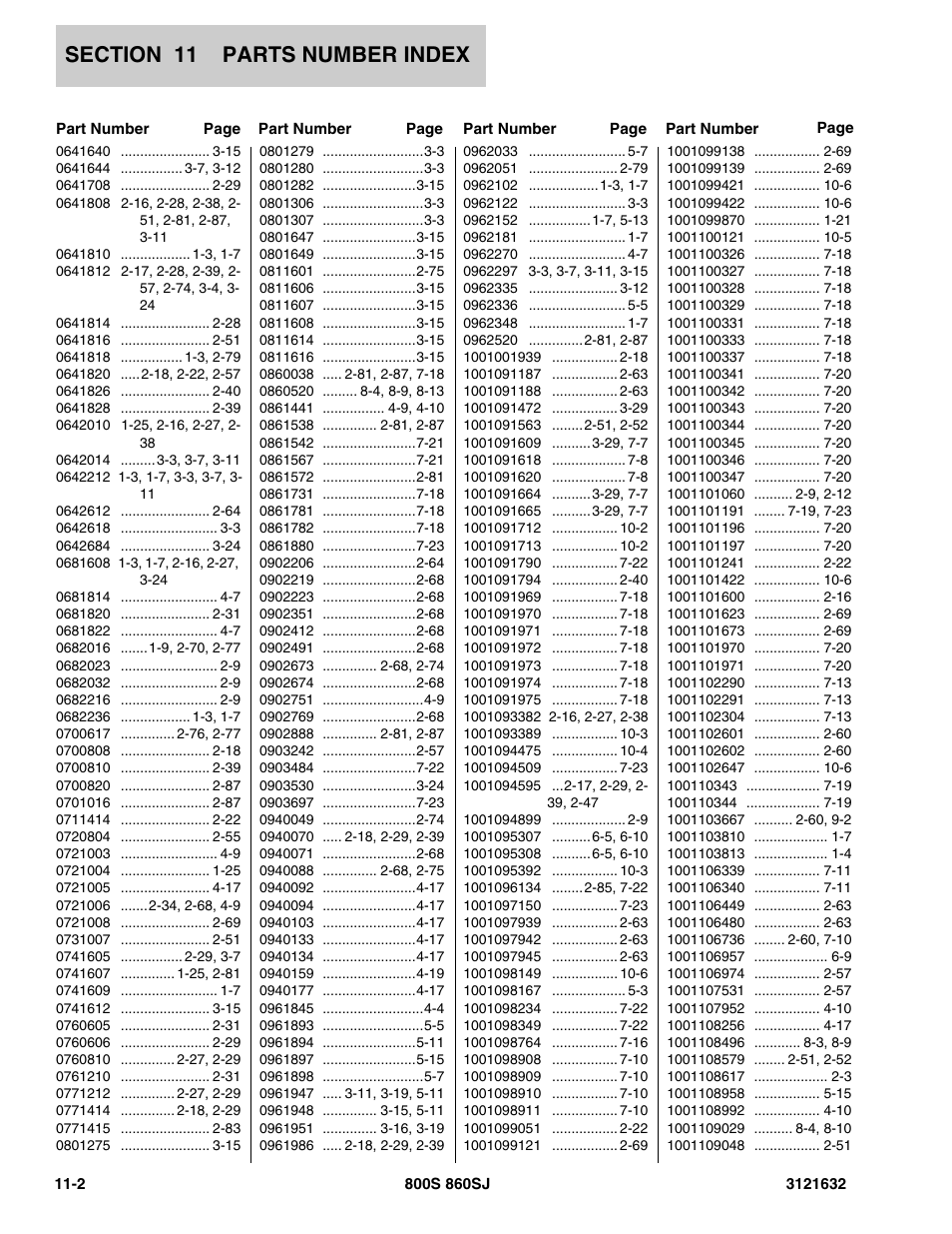 JLG 860SJ Parts Manual User Manual | Page 256 / 268