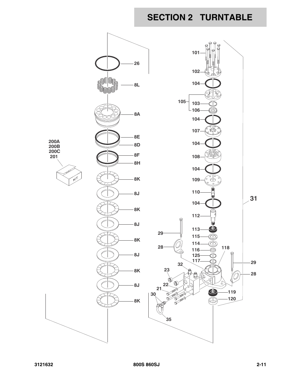 JLG 860SJ Parts Manual User Manual | Page 43 / 268