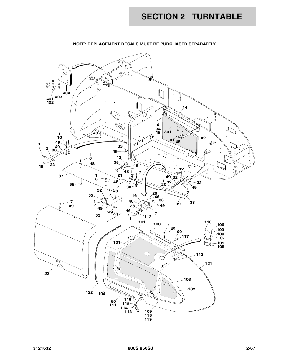 JLG 860SJ Parts Manual User Manual | Page 99 / 268