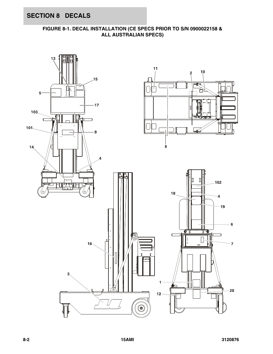 JLG 15AMI (3120876-2013) Parts Manual User Manual | Page 118 / 134