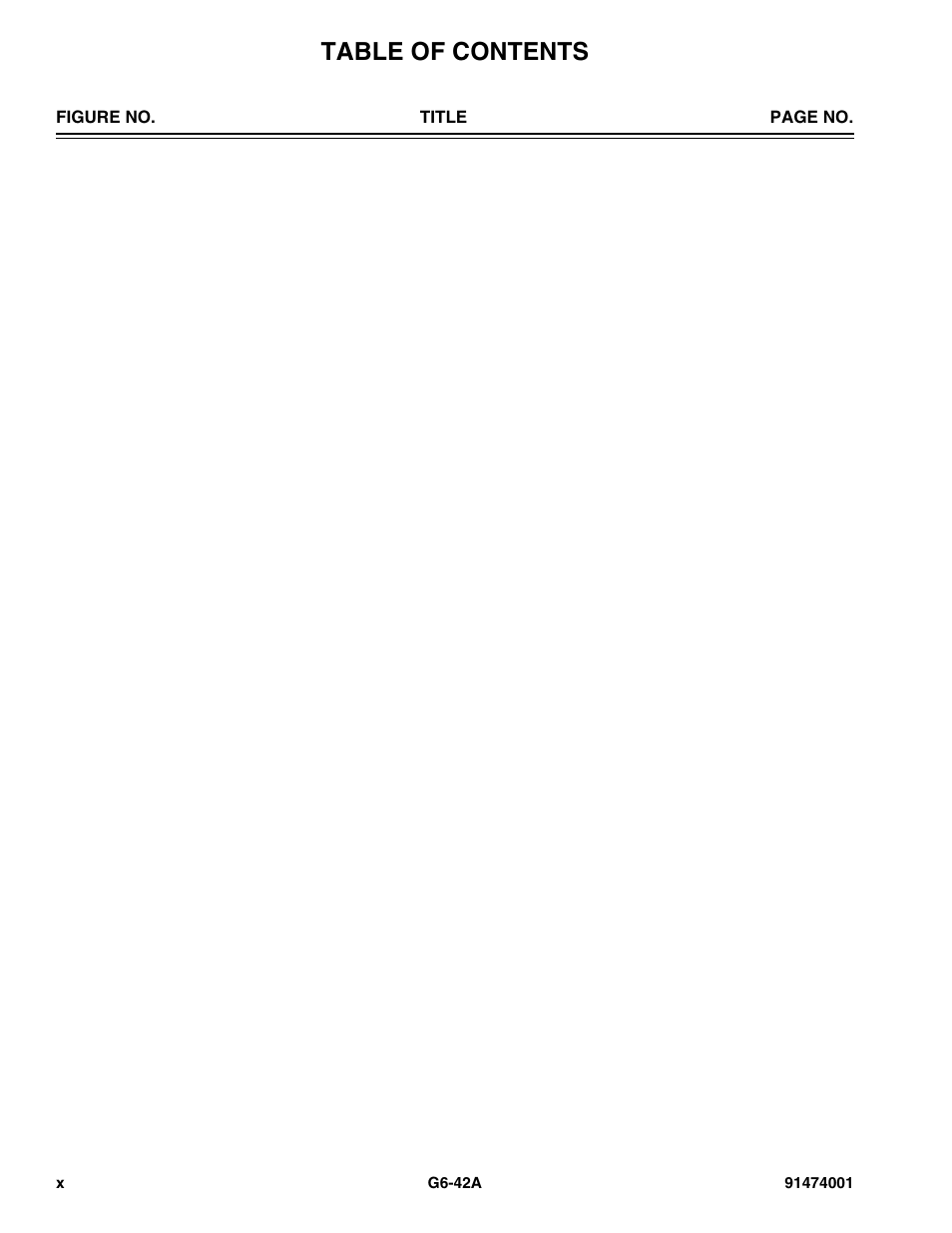 JLG G6-42A Parts Manual User Manual | Page 12 / 826