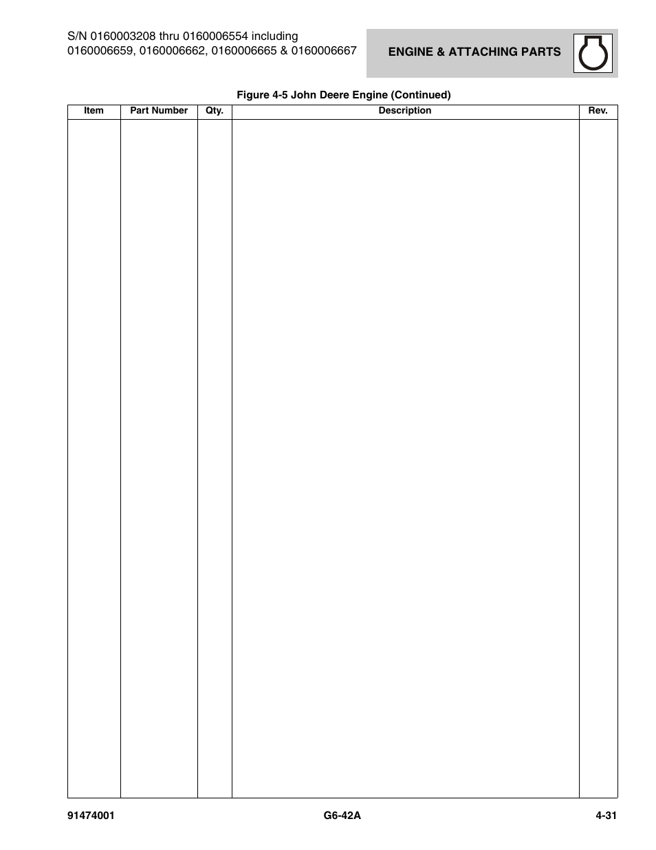 JLG G6-42A Parts Manual User Manual | Page 157 / 826