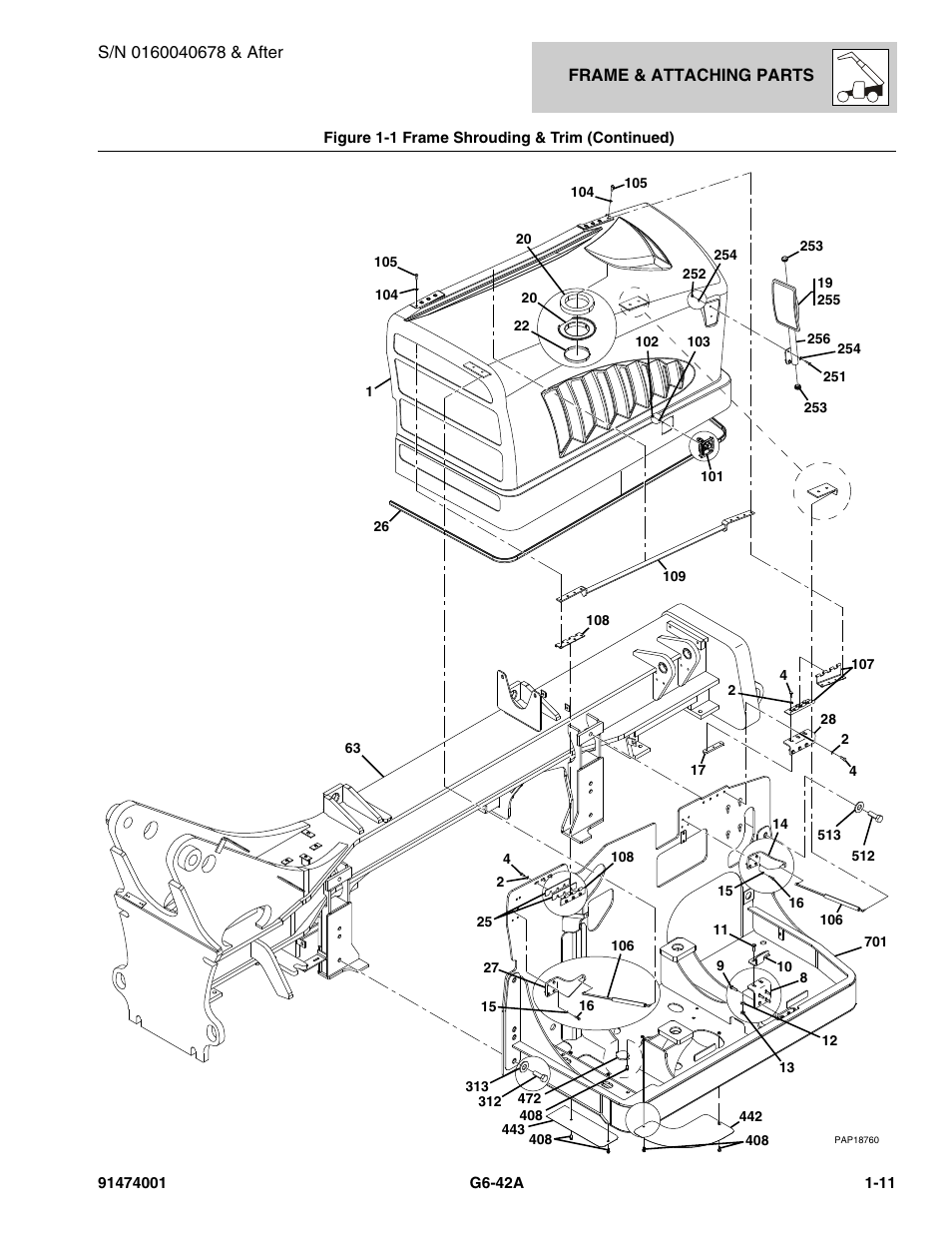 JLG G6-42A Parts Manual User Manual | Page 23 / 826
