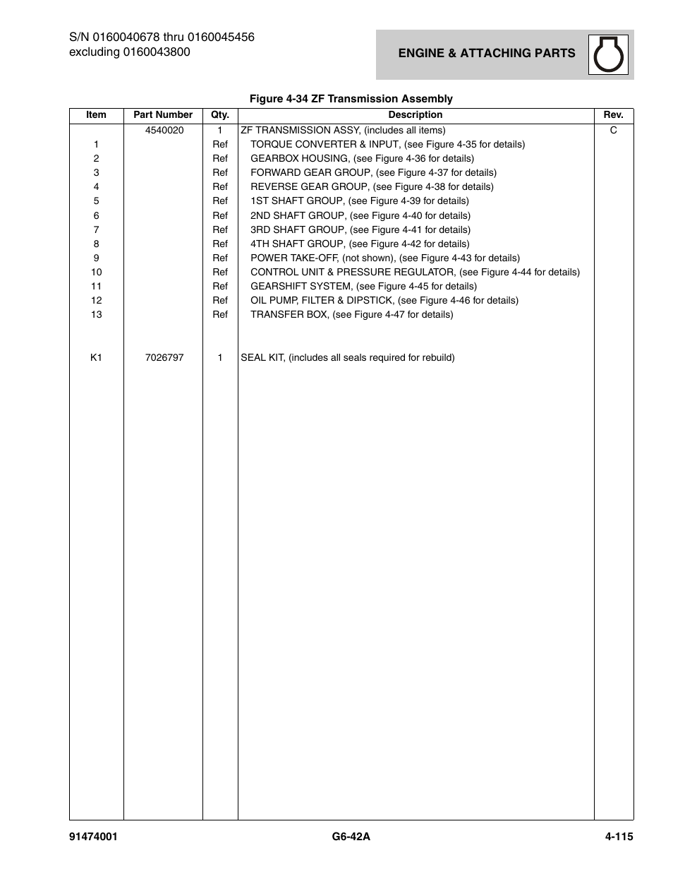 JLG G6-42A Parts Manual User Manual | Page 241 / 826