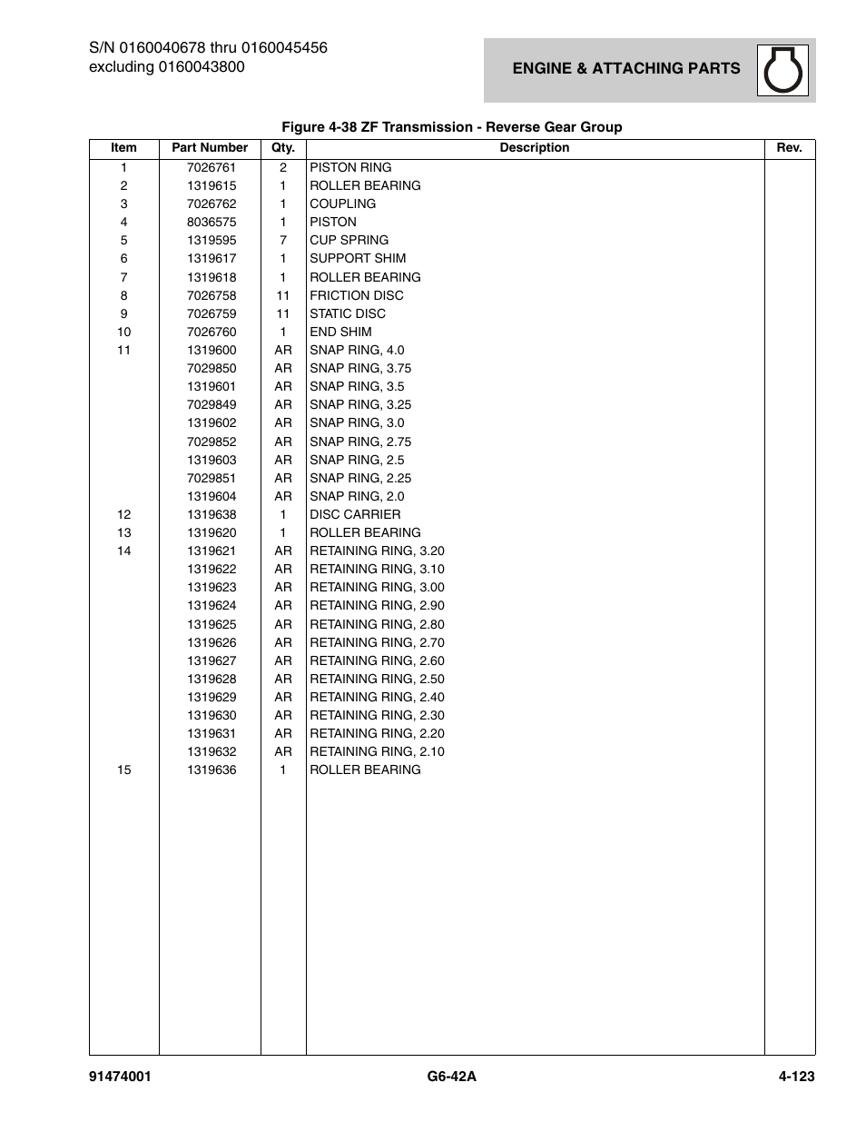 JLG G6-42A Parts Manual User Manual | Page 249 / 826