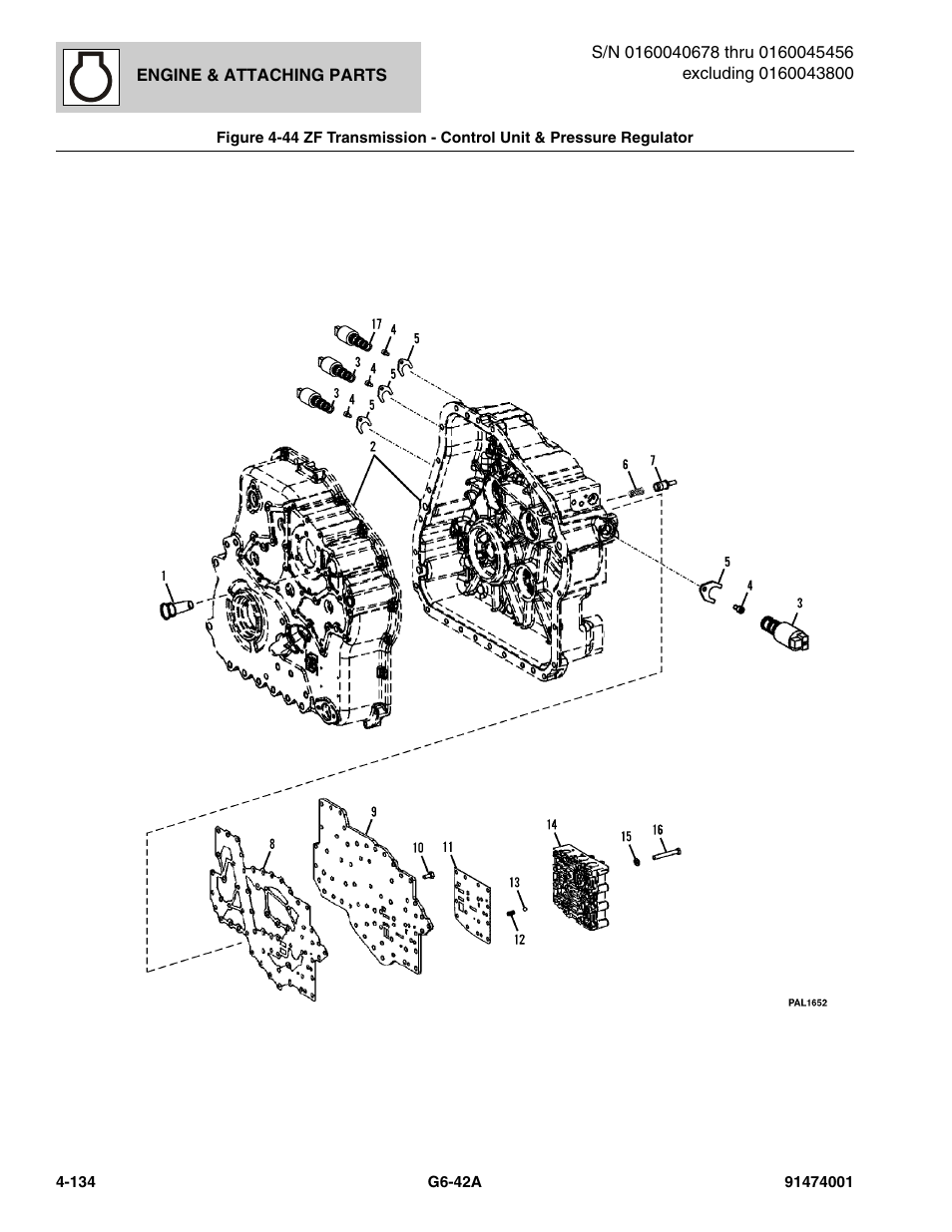 R, (see figure 4-44 for details) | JLG G6-42A Parts Manual User Manual | Page 260 / 826