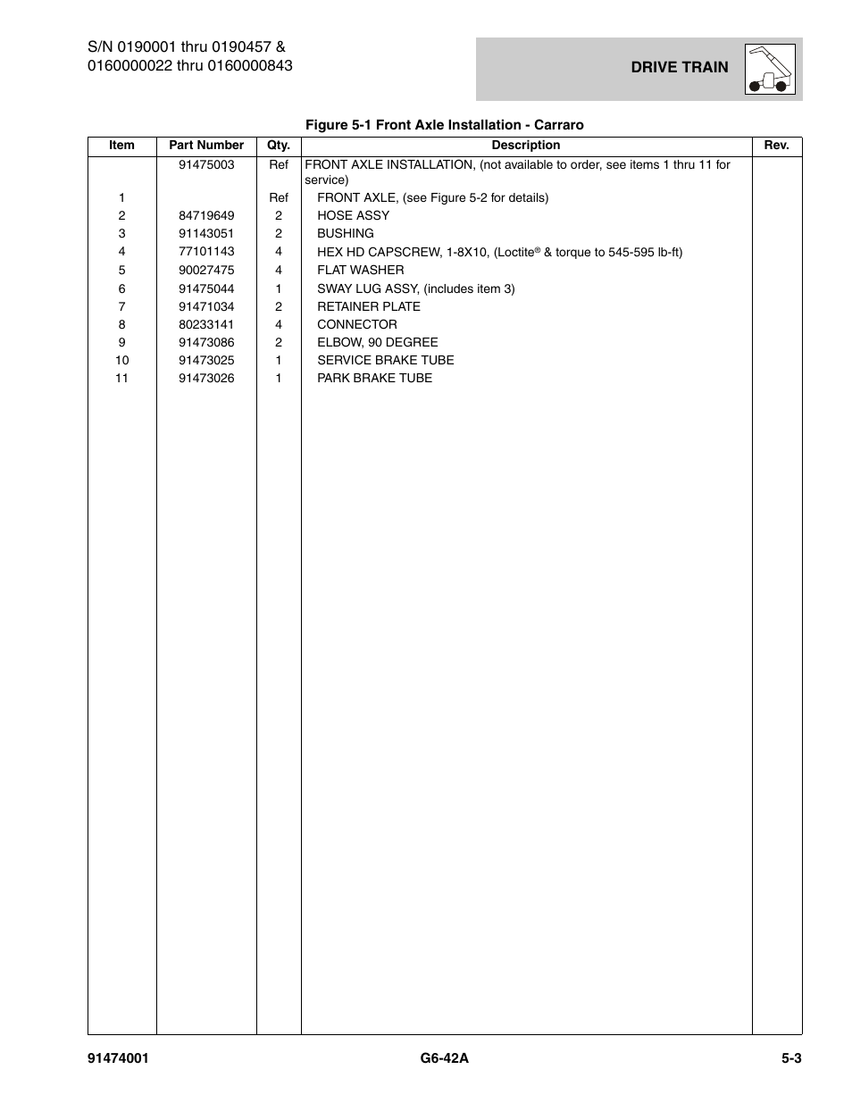 JLG G6-42A Parts Manual User Manual | Page 271 / 826