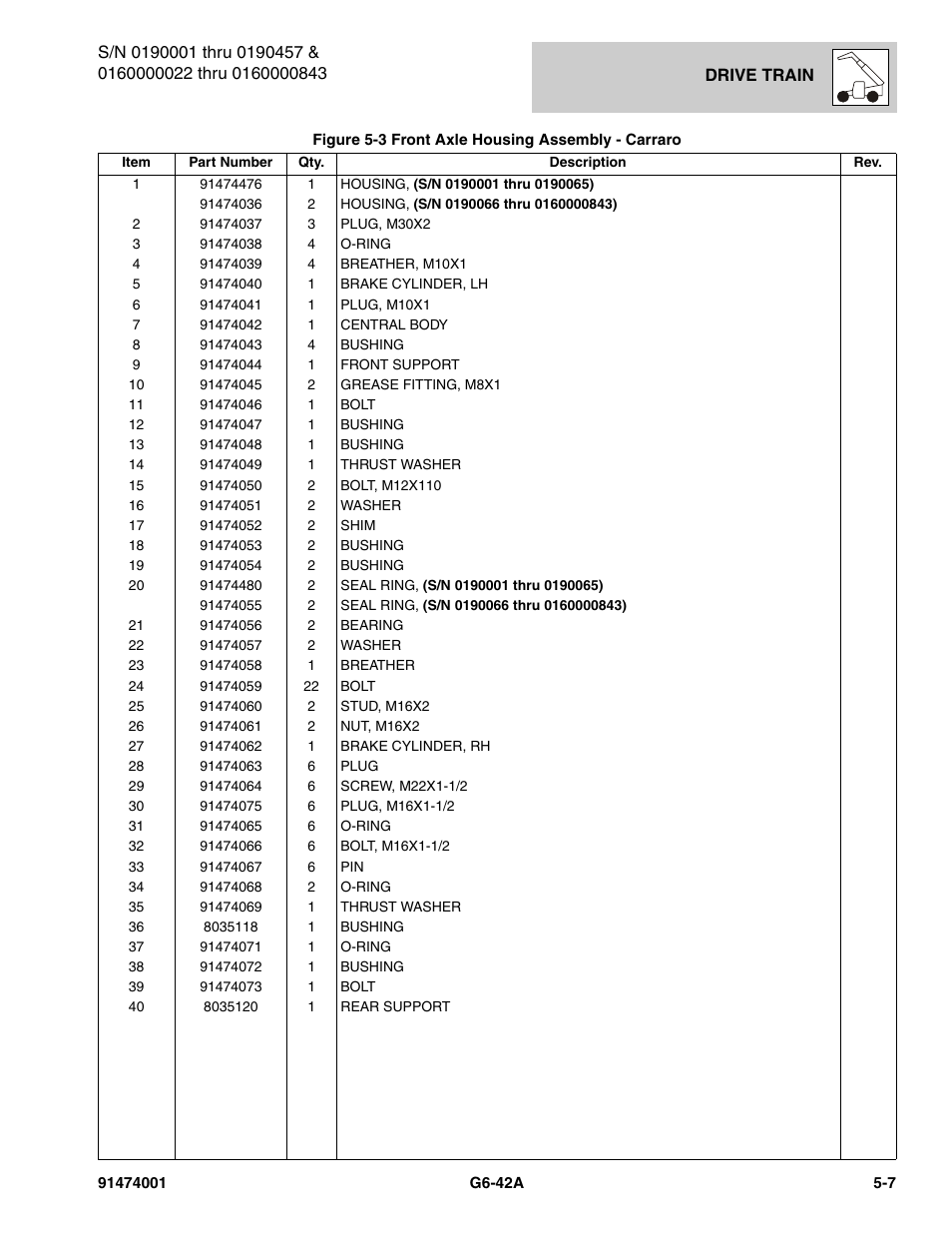 JLG G6-42A Parts Manual User Manual | Page 275 / 826