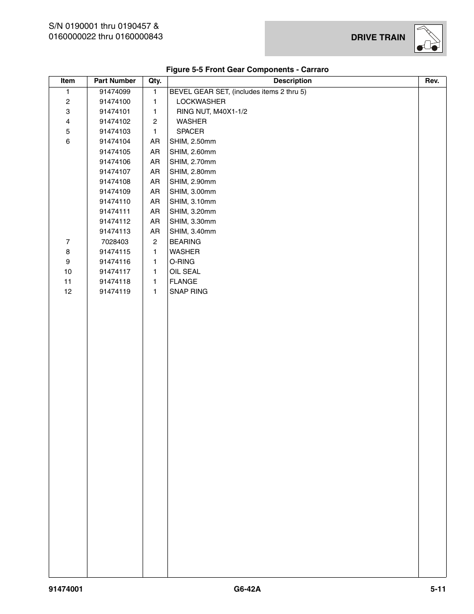 JLG G6-42A Parts Manual User Manual | Page 279 / 826