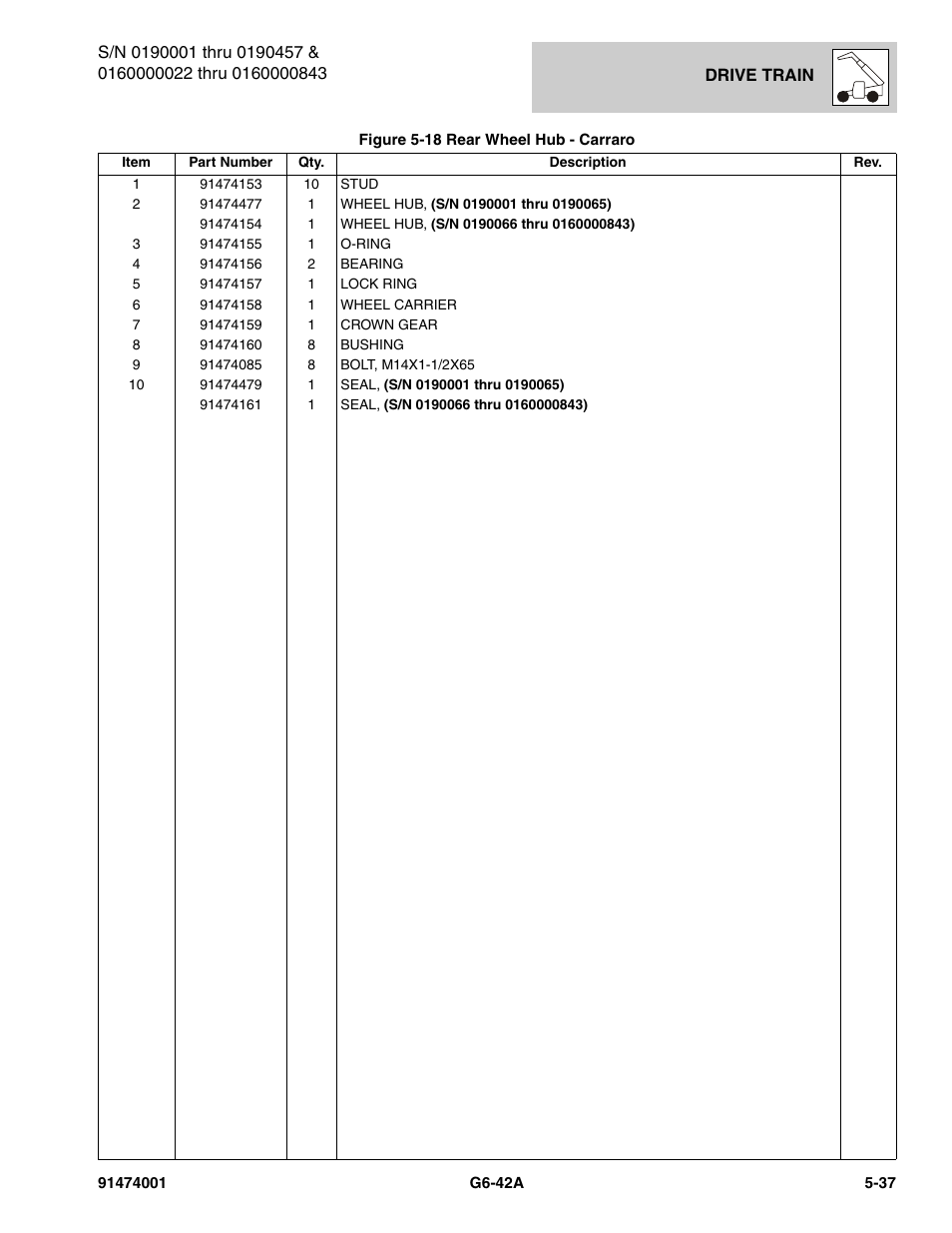 JLG G6-42A Parts Manual User Manual | Page 305 / 826