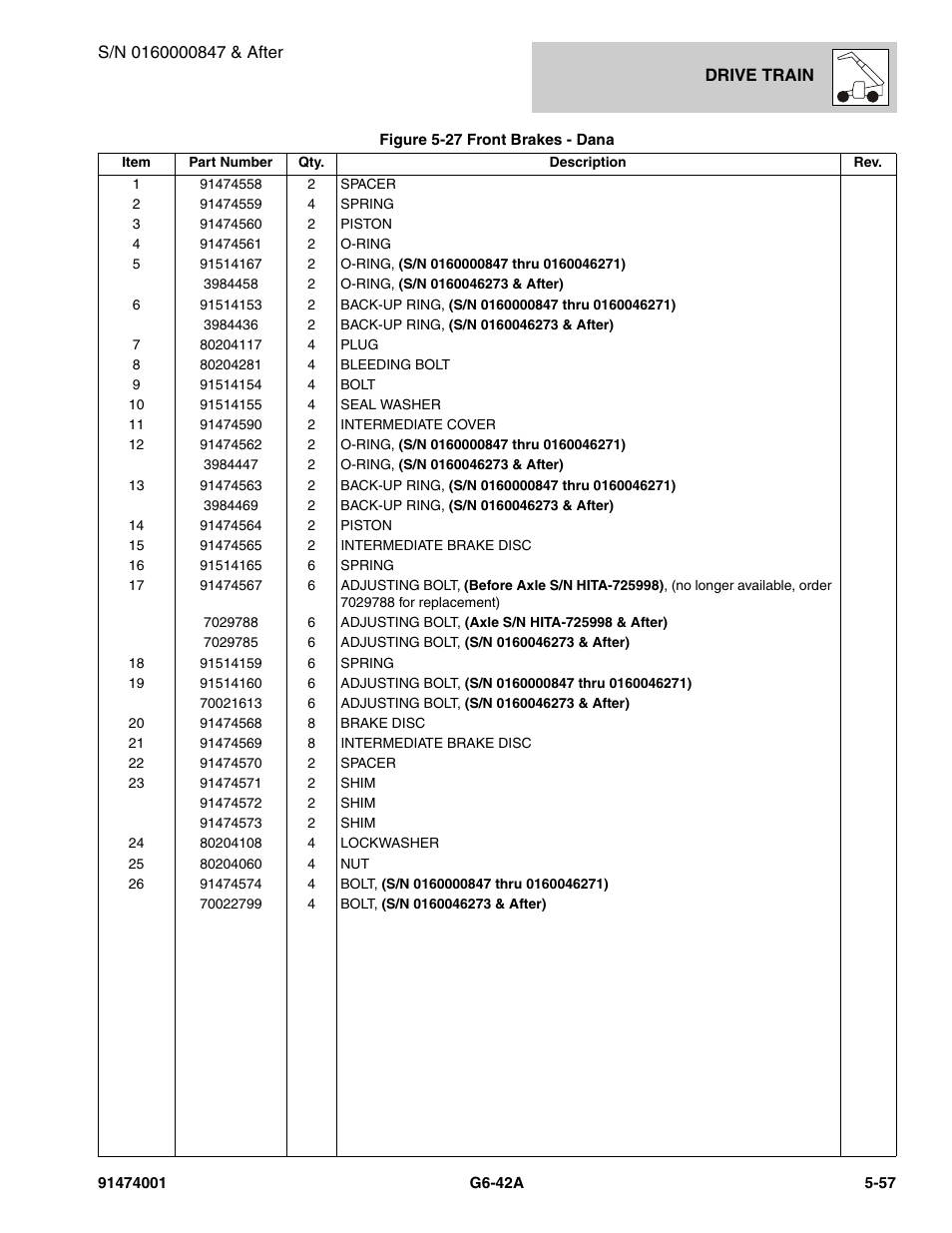JLG G6-42A Parts Manual User Manual | Page 325 / 826