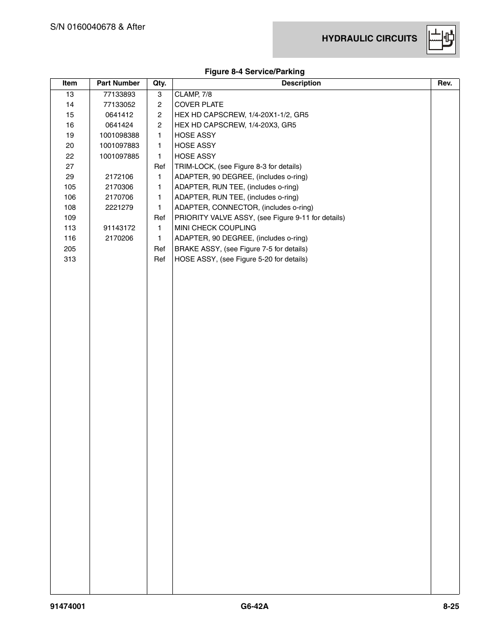 JLG G6-42A Parts Manual User Manual | Page 445 / 826