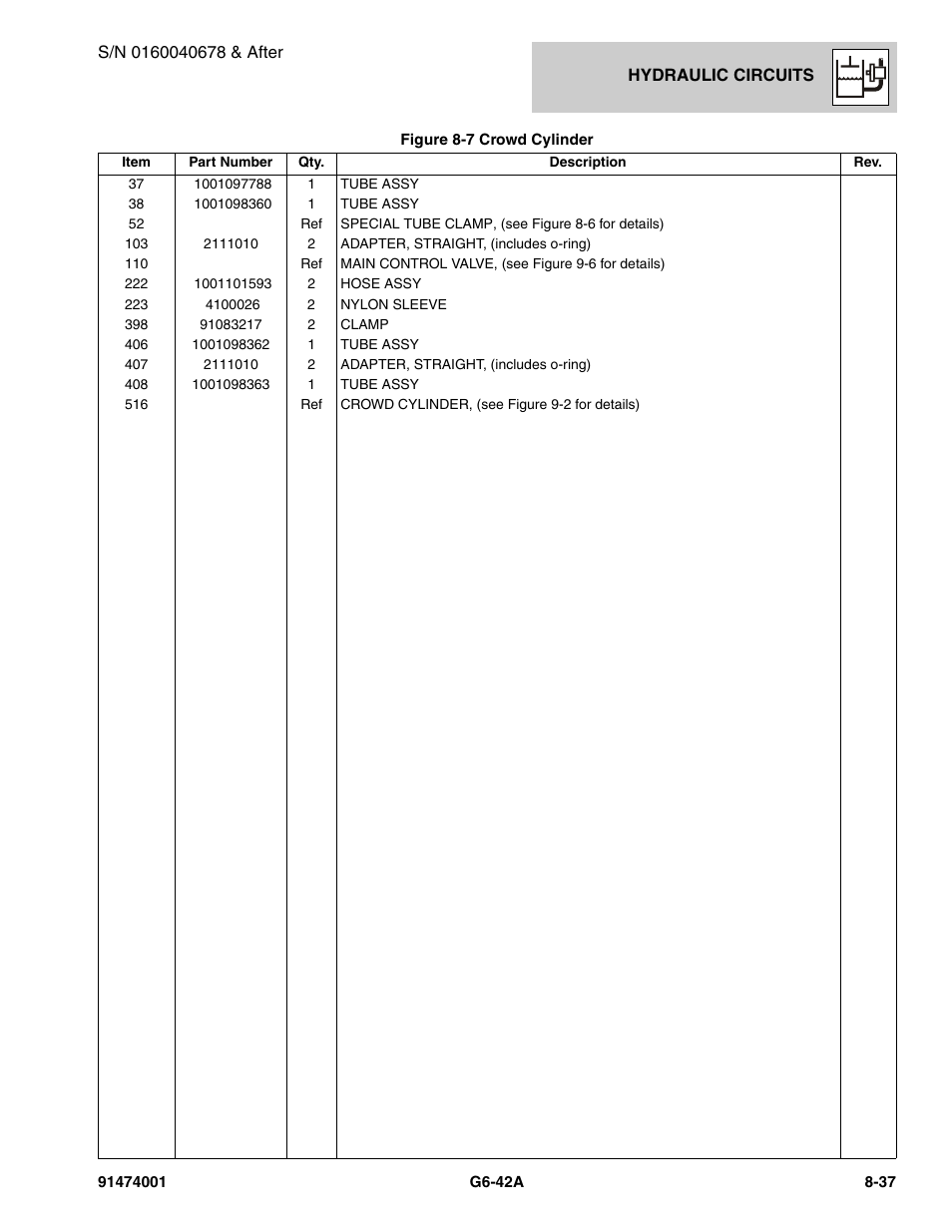 JLG G6-42A Parts Manual User Manual | Page 457 / 826