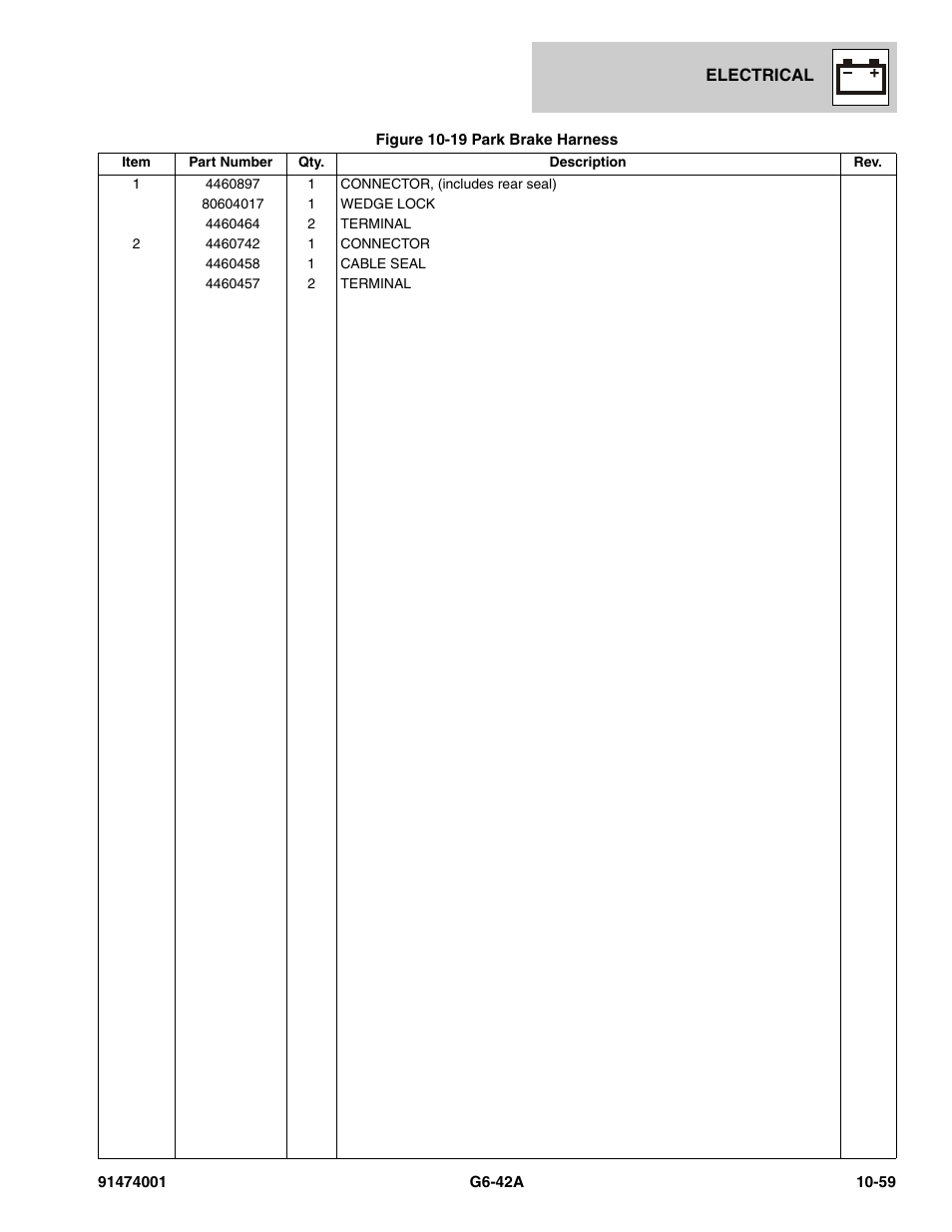 JLG G6-42A Parts Manual User Manual | Page 623 / 826