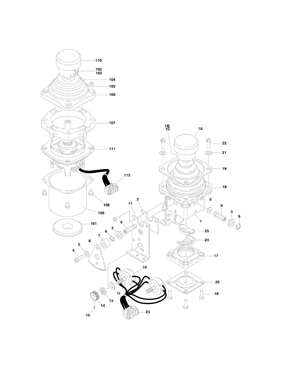 Figure 4-4. controller assembly (lift and swing) | JLG 860SJ Parts Manual User Manual | Page 178 / 286