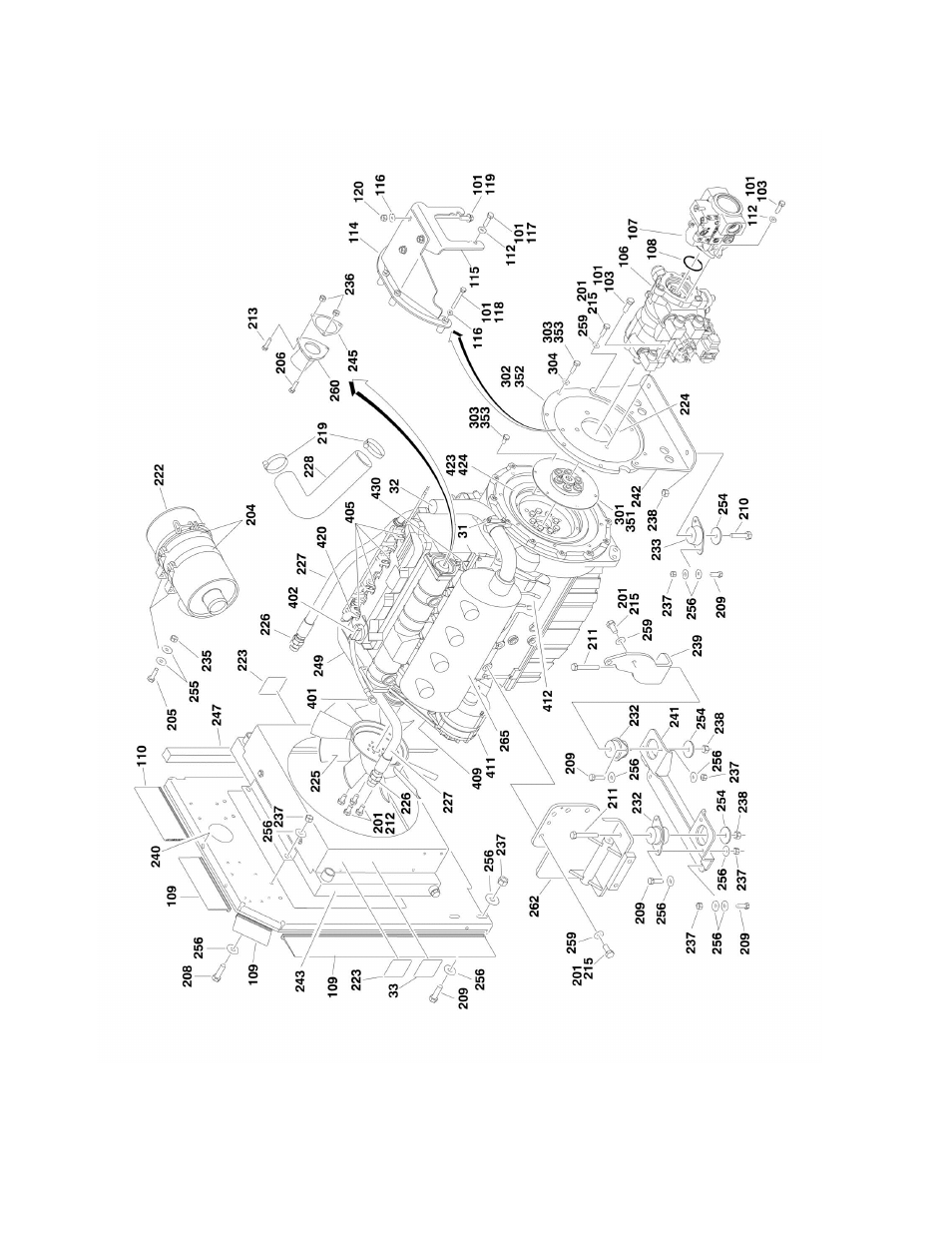 Figure 2-6. deutz engine installation | JLG 860SJ Parts Manual User Manual | Page 54 / 286