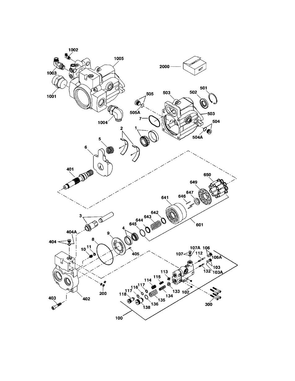 Figure 2-10. load sensing pump assembly | JLG 860SJ Parts Manual User Manual | Page 78 / 286