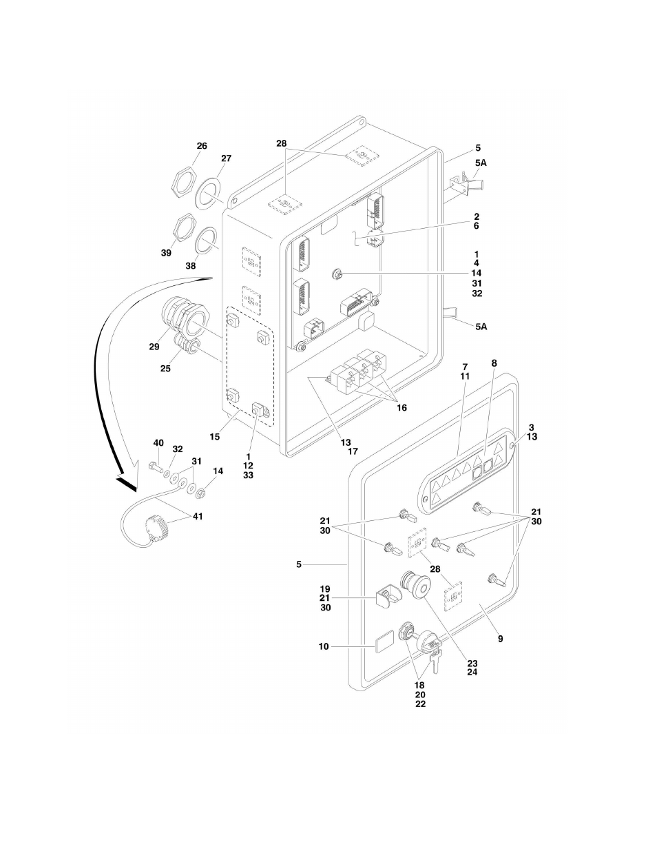 Figure 2-14. ground control box assembly | JLG 860SJ Parts Manual User Manual | Page 90 / 286