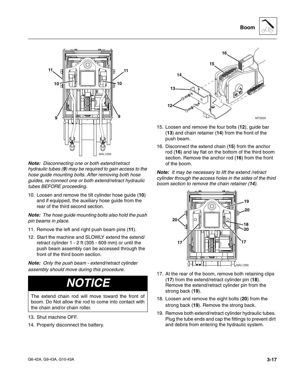 Notice | JLG G6-42A Service Manual User Manual | Page 55 / 246