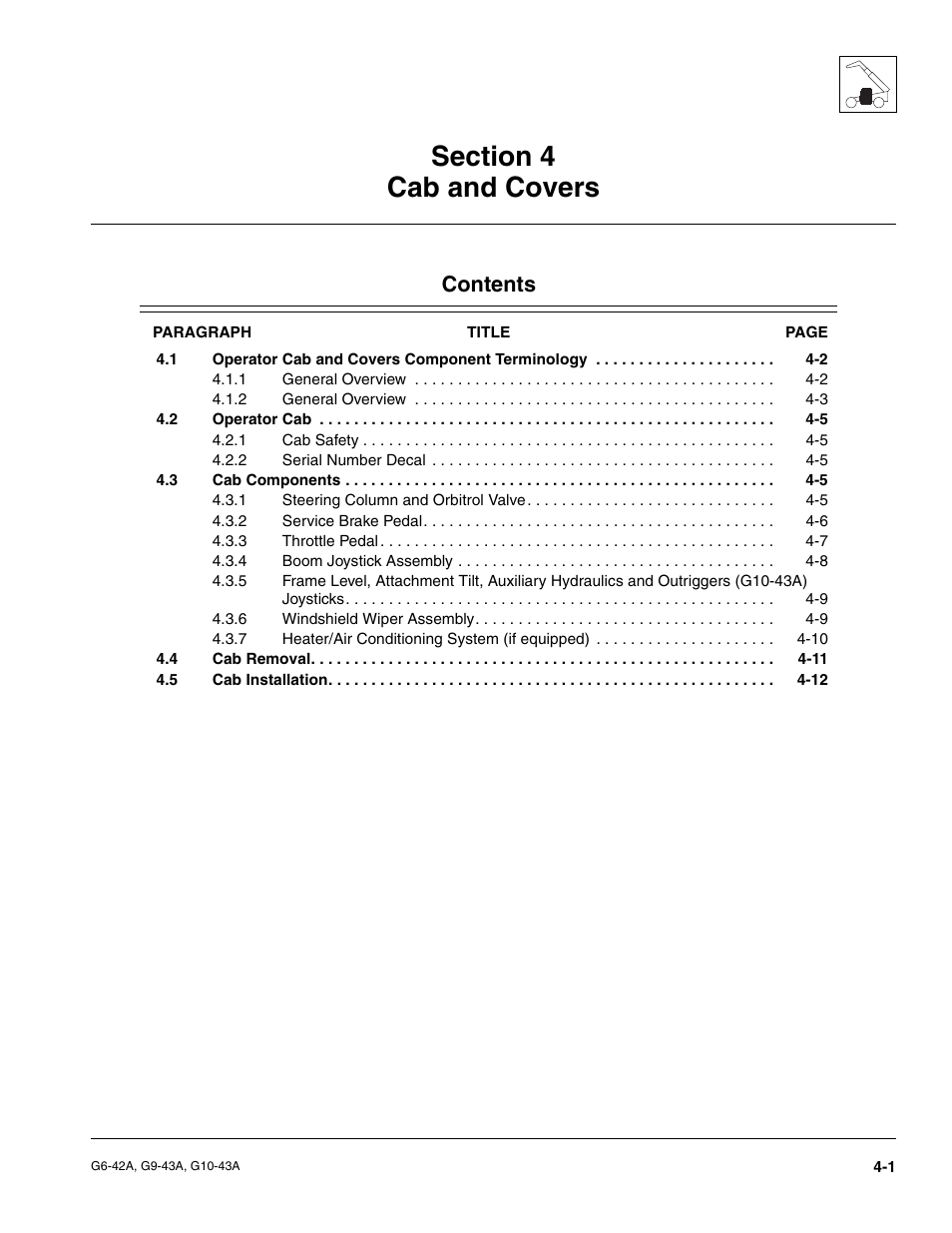 JLG G6-42A Service Manual User Manual | Page 75 / 246